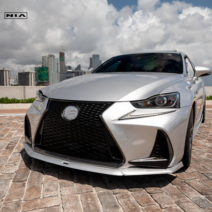 Lexus IS Base Model, F-Sport NIA Front Splitter Lip body kit 2017-2020 in ABS