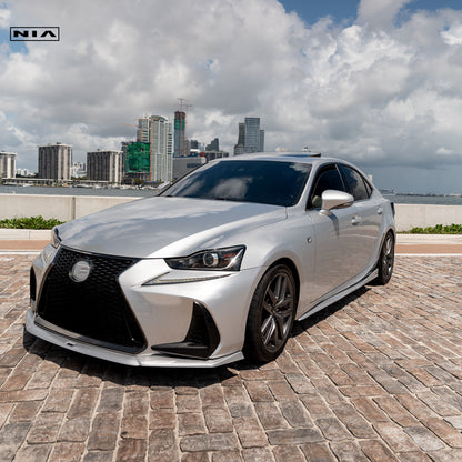 Lexus IS Base Model, F-Sport NIA Front Splitter Lip body kit 2017-2020 in ABS