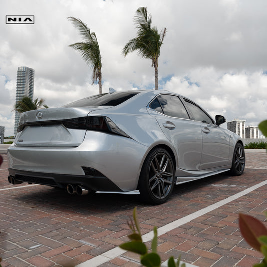 Lexus IS Base Model, F-Sport NIA Rear Lip Spats bodykit  2017-2020 in ABS