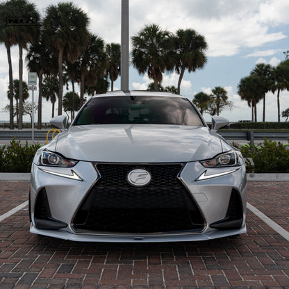 Lexus IS Base Model, F-Sport NIA Front Splitter Lip body kit 2017-2020 in ABS