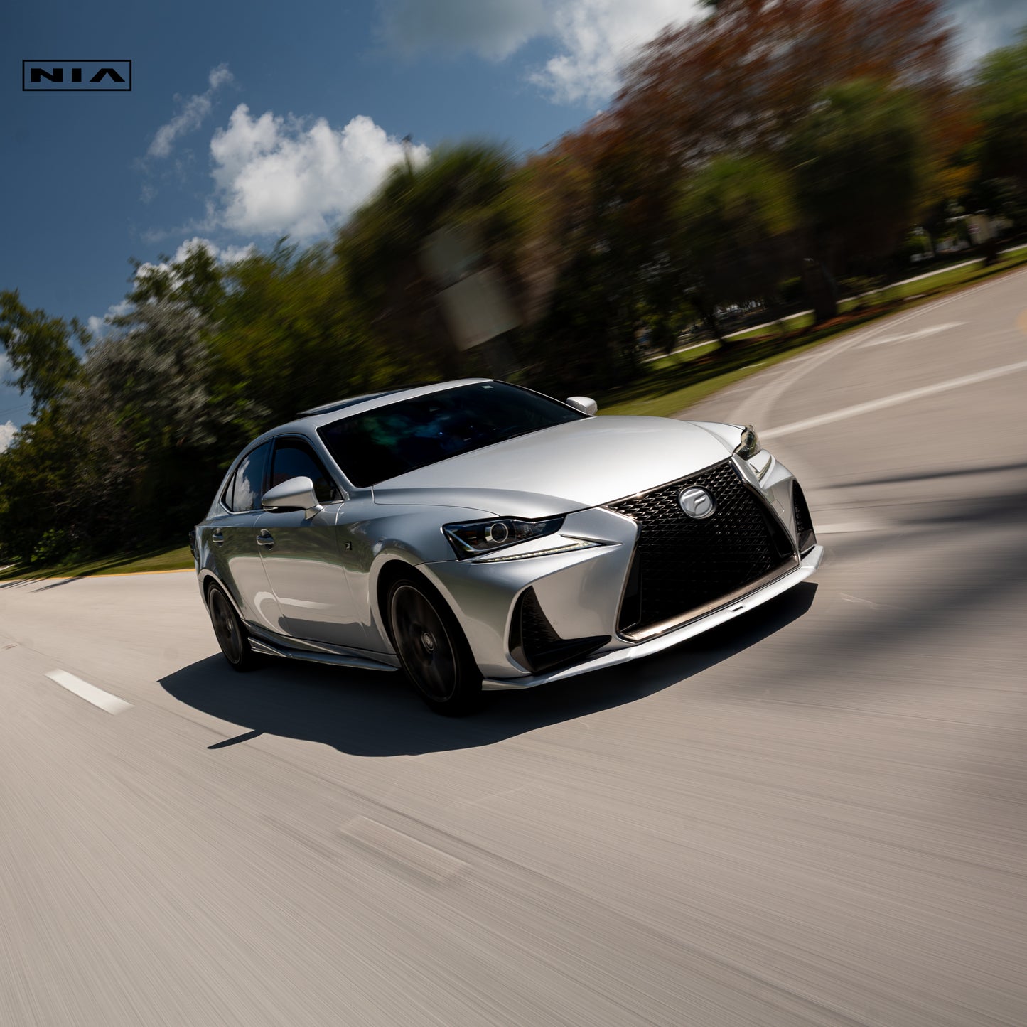 Lexus IS Base Model, F-Sport NIA Front Splitter Lip body kit 2017-2020 in ABS