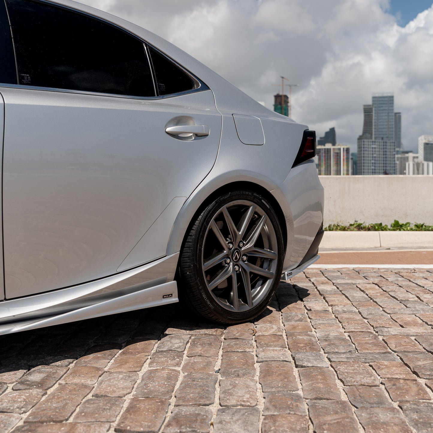 Lexus IS Base Model, F-Sport NIA  side skirts lip bodykit 2017-2020 in ABS