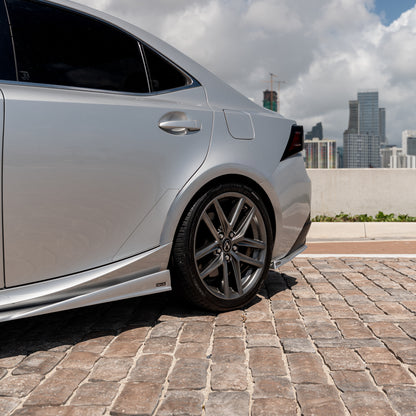 Lexus IS Base Model, F-Sport NIA  side skirts lip bodykit 2017-2020 in ABS