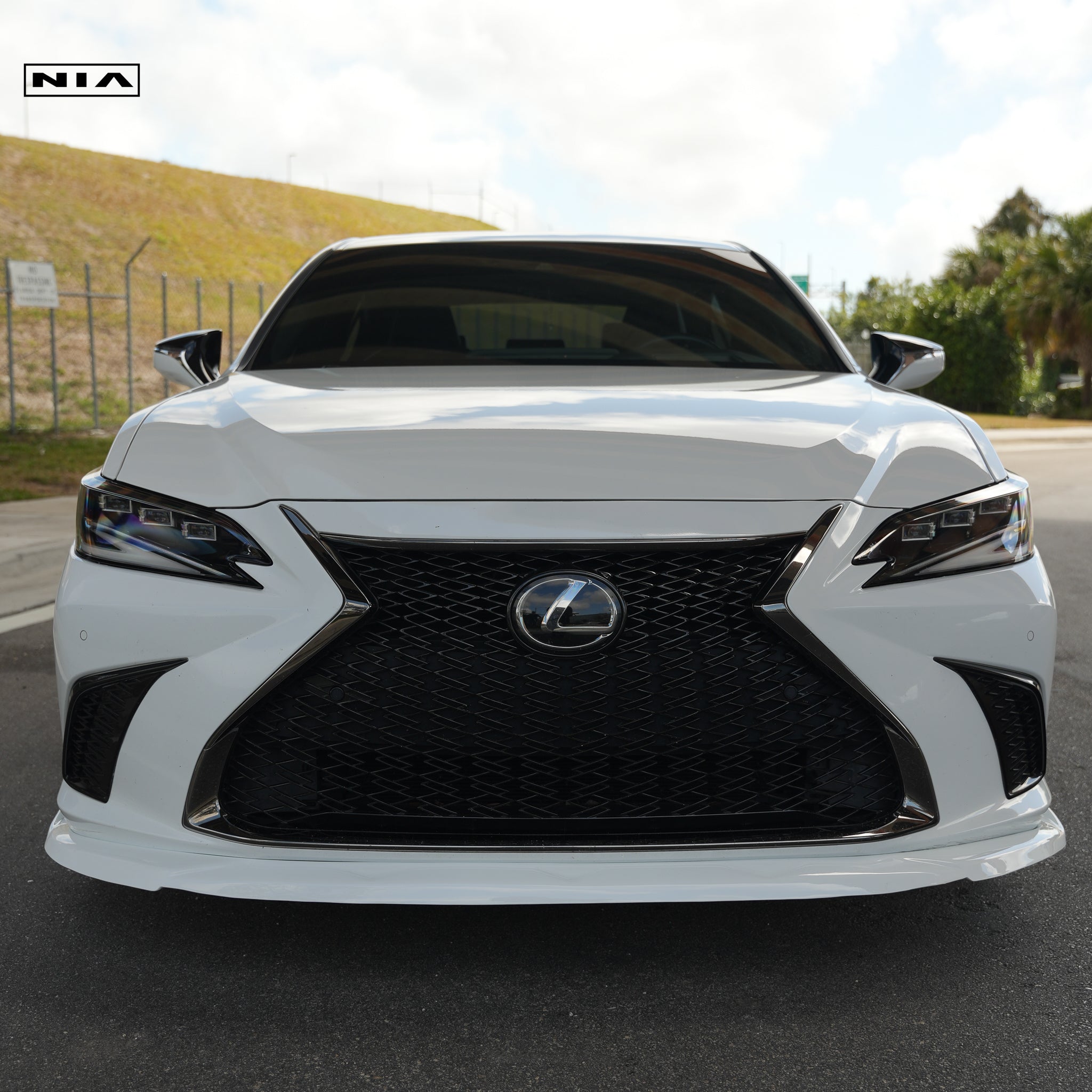 Lexus ES Base Model, F-Sport NIA Front Splitter Lip bodykit 2019