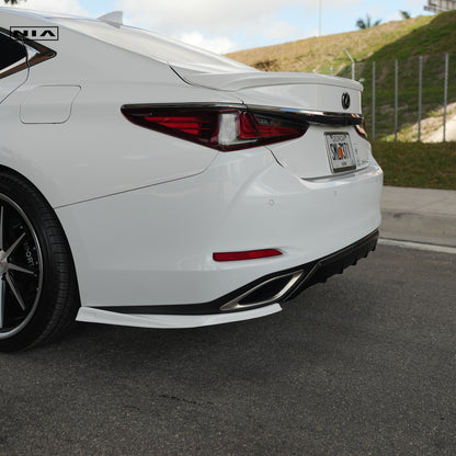 Lexus ES Base Model, F-Sport NIA rear lip spats bodykit 2019-2025 in ABS