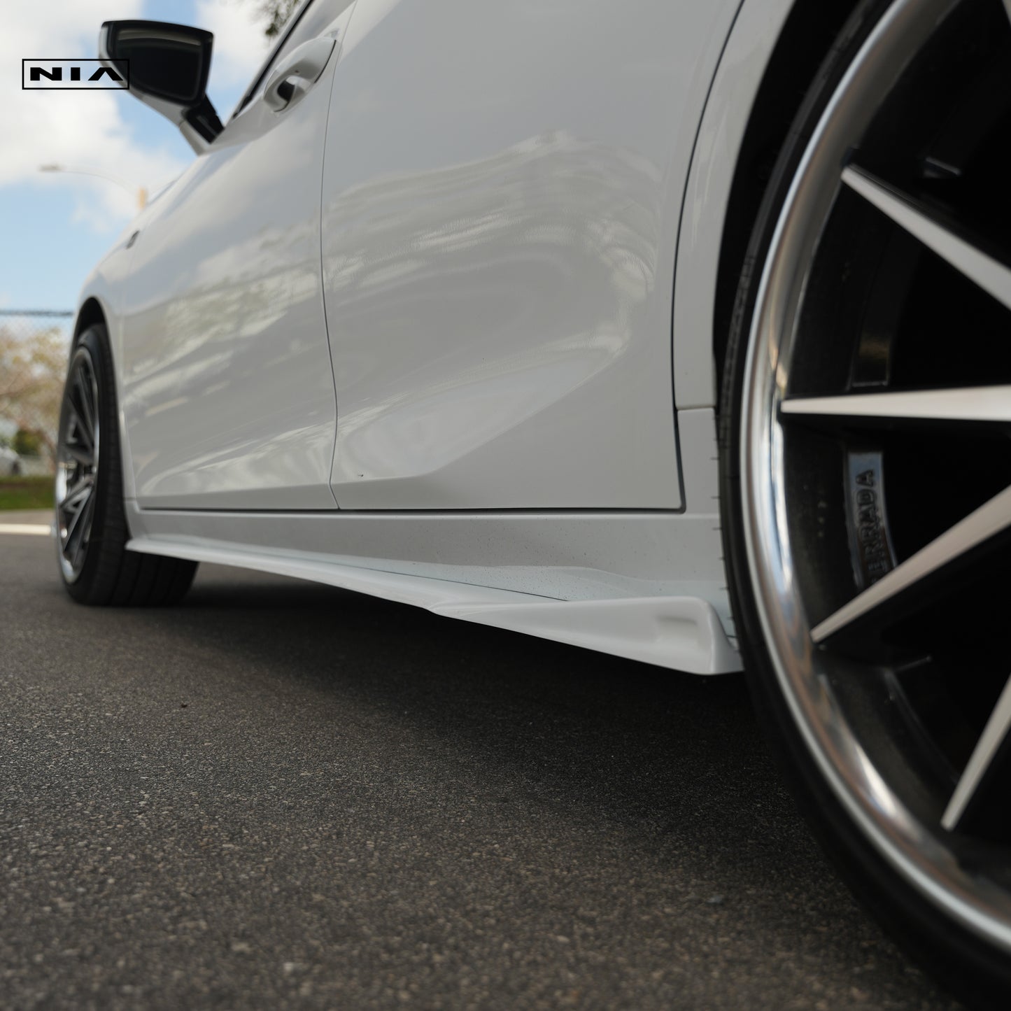 Lexus ES Base Model, F-Sport NIA Side Skirts Lip bodykit 2019-2025 in ABS