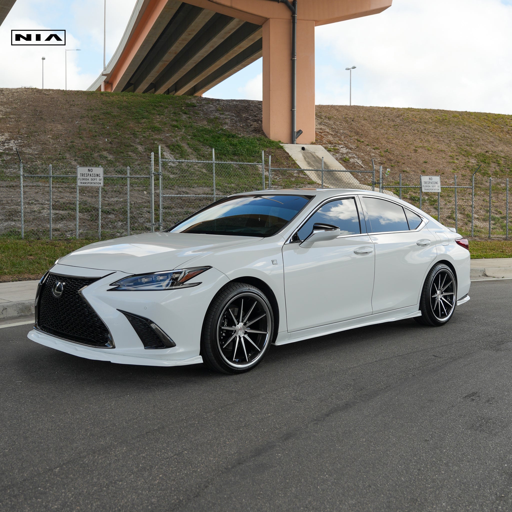 Lexus ES Base Model, F-Sport NIA Front Splitter Lip bodykit 2019 Lexus ES Base Model, F-Sport NIA Front Splitter Lip bodykit 2019