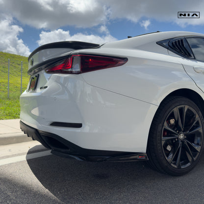 Lexus ES Base Model, F-Sport NIA rear lip spats bodykit 2019-2025 in ABS