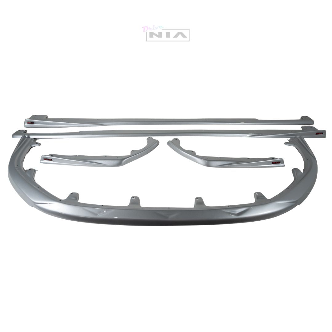 Lexus ES Base Model, F-Sport NIA Full lip Body Kit 5pcs (Front Splitter, Side Skirt Rockers, Rear apron spats) 2019-2025 in ABS