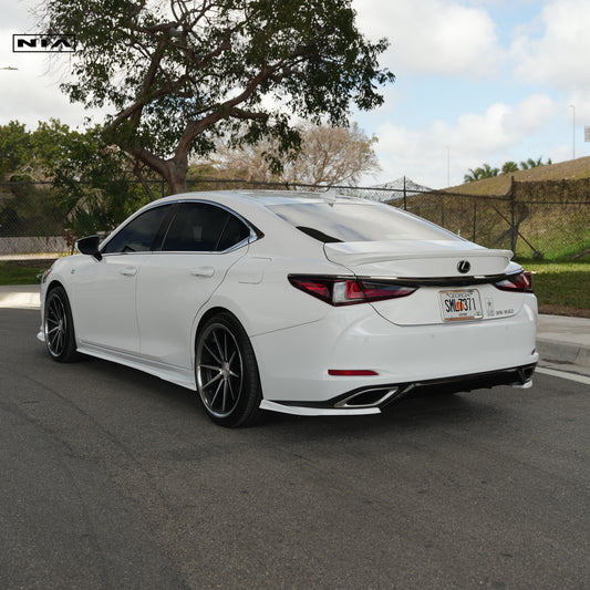 Lexus ES Base Model, F-Sport NIA rear lip spats bodykit 2019-2025 in ABS