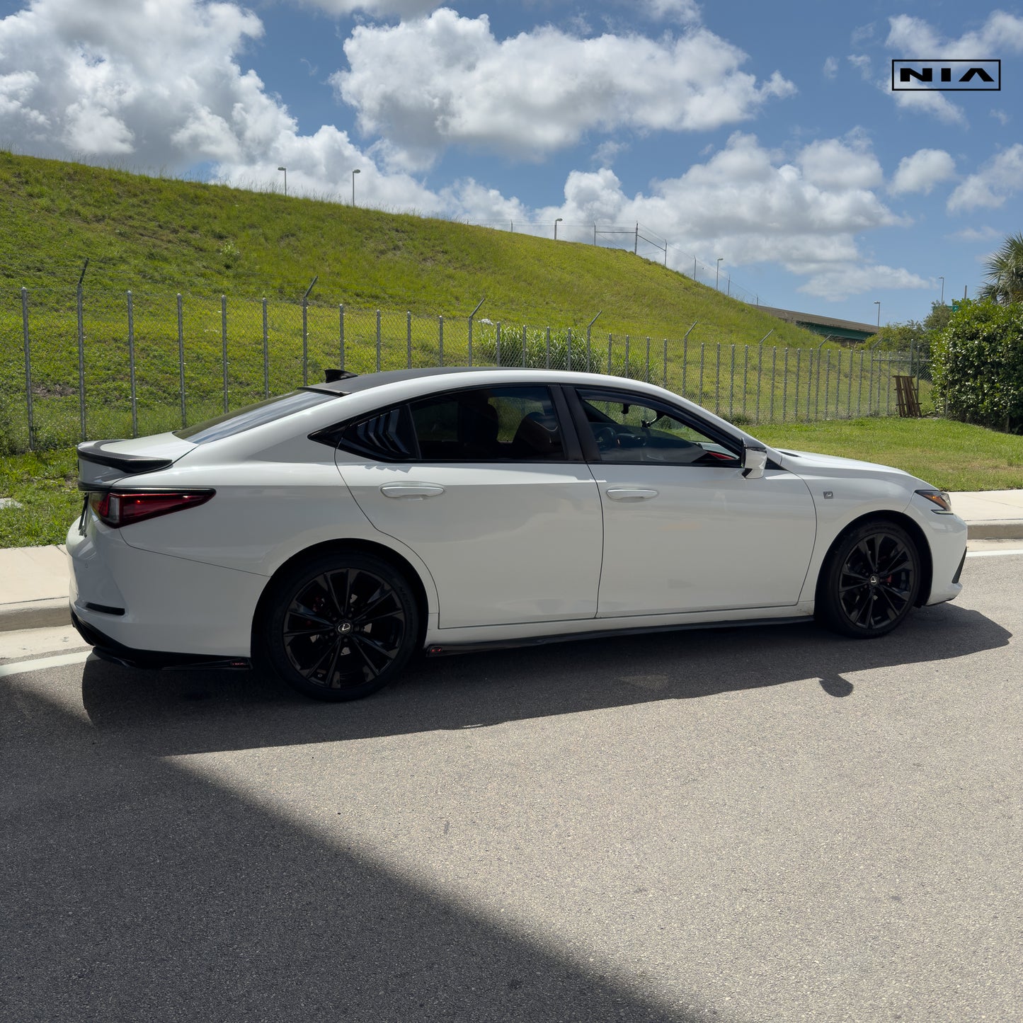 Lexus ES Base Model, F-Sport NIA Side Skirts Lip bodykit 2019-2025 in ABS