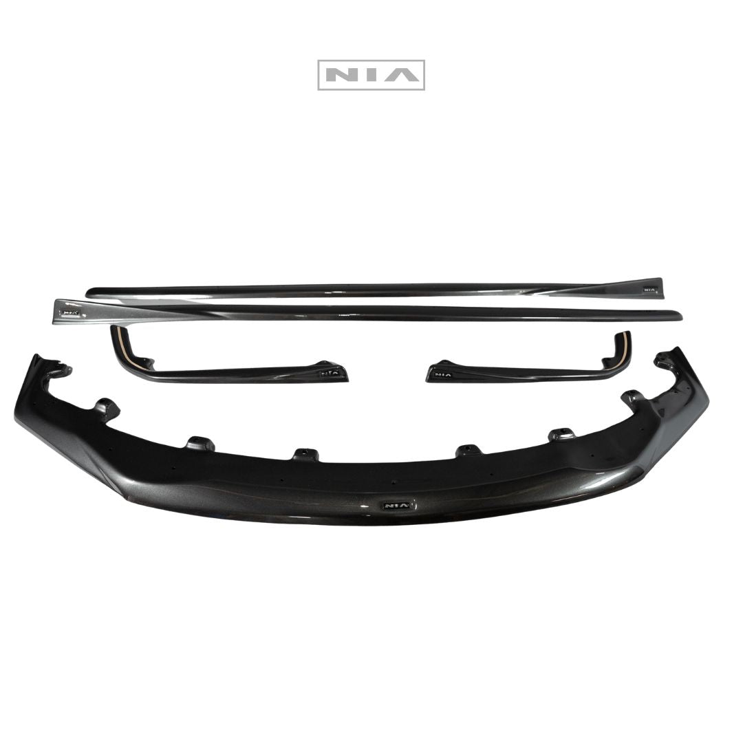 Lexus GS Base Model, F-Sport NIA Full lip Body Kit 5pcs (Front Splitter, Side Skirt Rockers, Rear apron spats) 2016-2020 in ABS