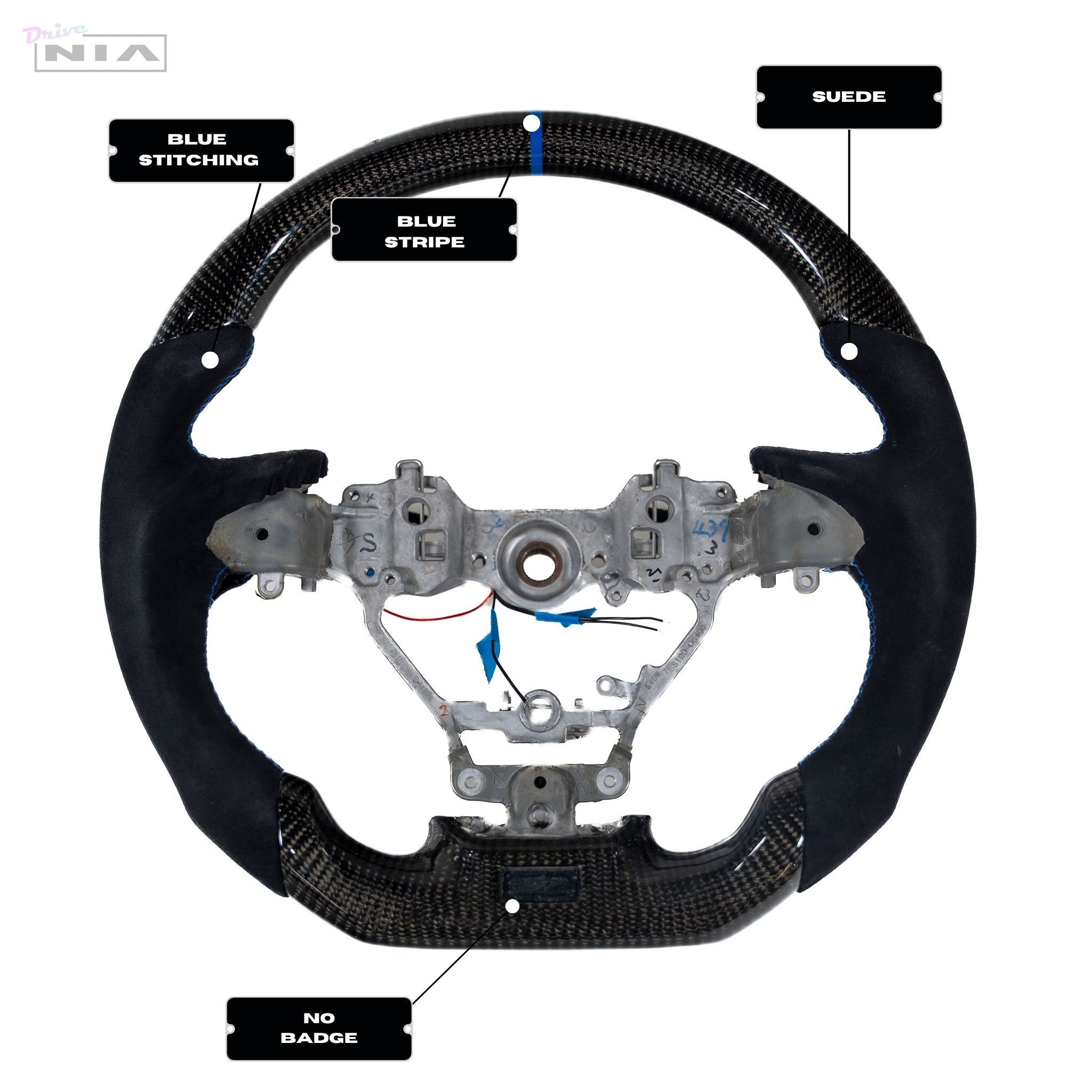 Lexus IS-F 2008-2014 Carbon Fiber Steering Wheel With Inserts - Clearance main image 0
