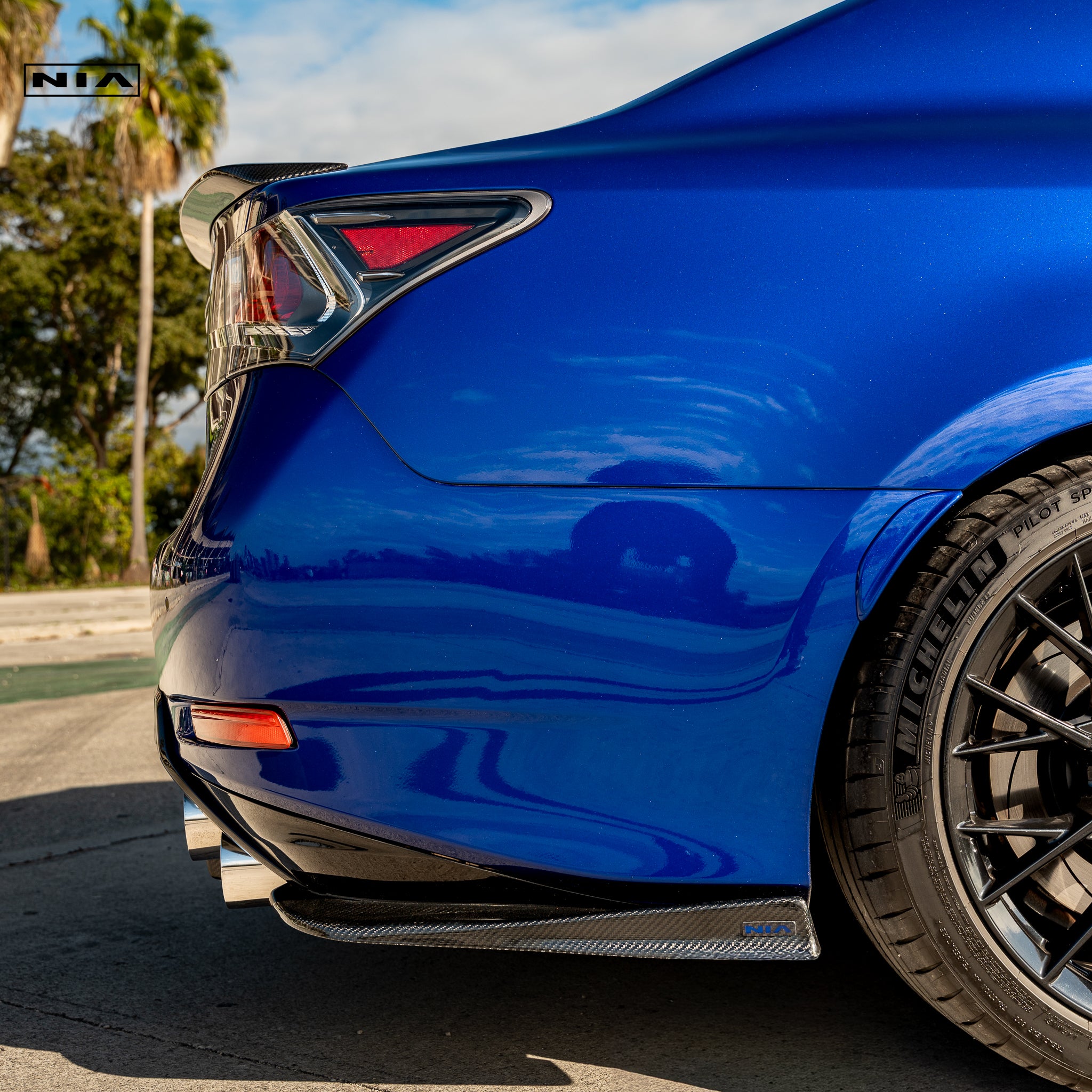 Lexus GS-F 2016-2020 NIA Rear Spats in ABS or Carbon Fiber – Nia
