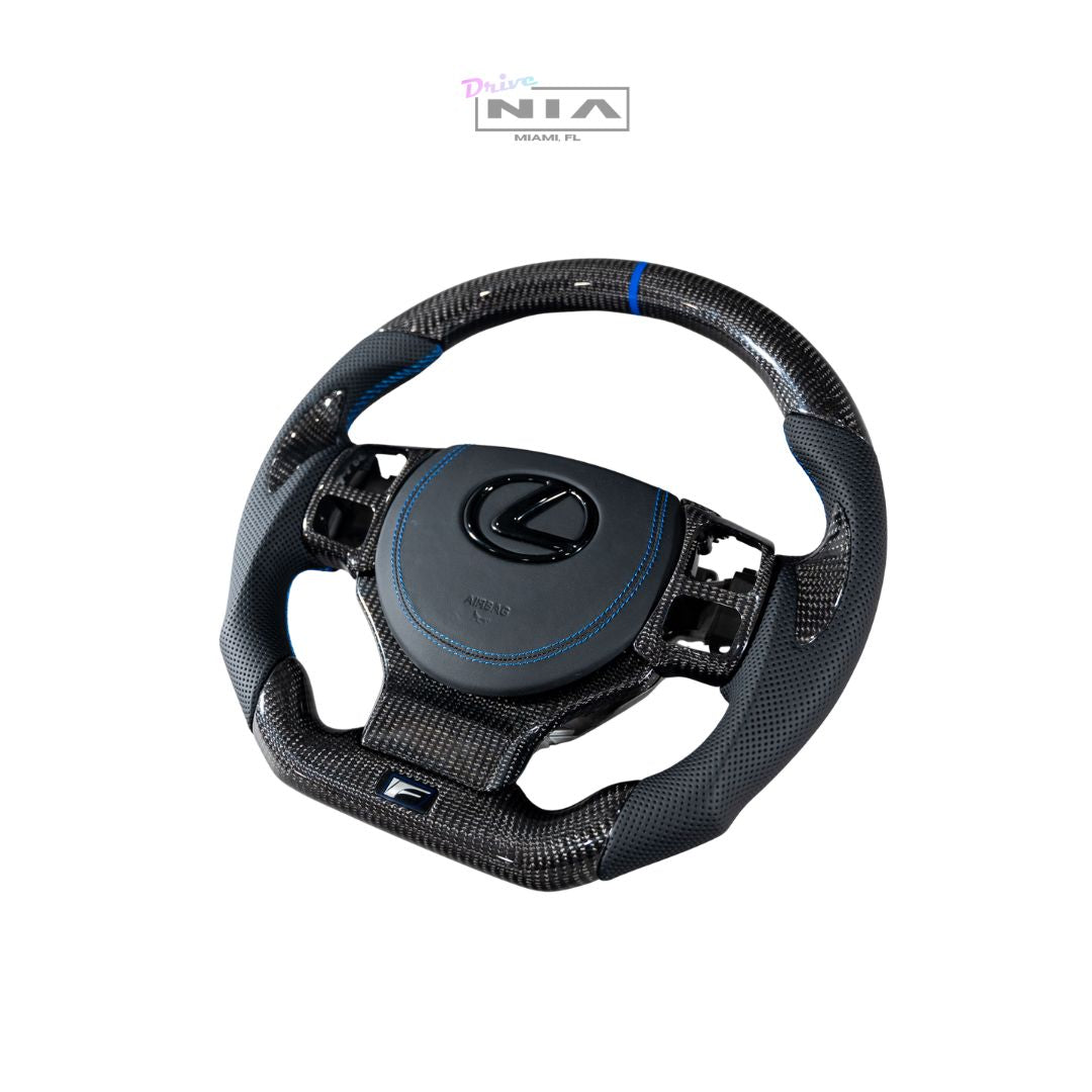 Lexus GS-F 2016-2020 Carbon Fiber Steering Wheel With Inserts