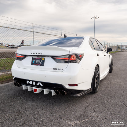 Lexus GS-F 2016-2020 NIA Rear Spats in ABS or Carbon Fiber