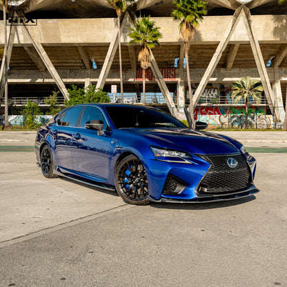 Lexus GS-F NIA Full lip Body Kit 6pcs (Front Splitter, Side Skirt Rockers, Rear apron spats, Diffuser Bumper Extension) 2016-2020  in ABS