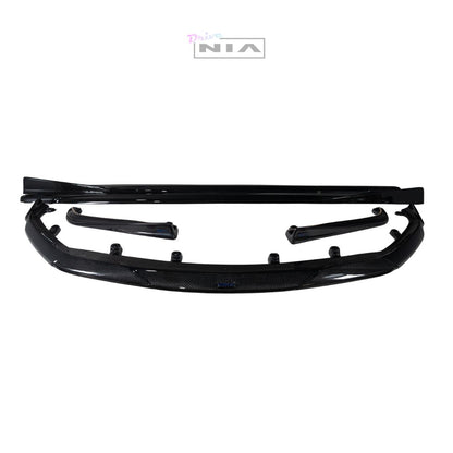 Lexus GS-F NIA Full lip Body Kit 5pcs (Front Splitter, Side Skirt Rockers, Rear apron spats)  2016-2020in ABS or Carbon Fiber