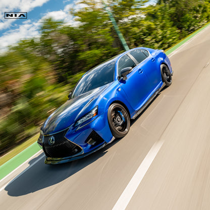 Lexus GS-F  NIA Side Skirts 2016-2020 in ABS or Carbon Fiber