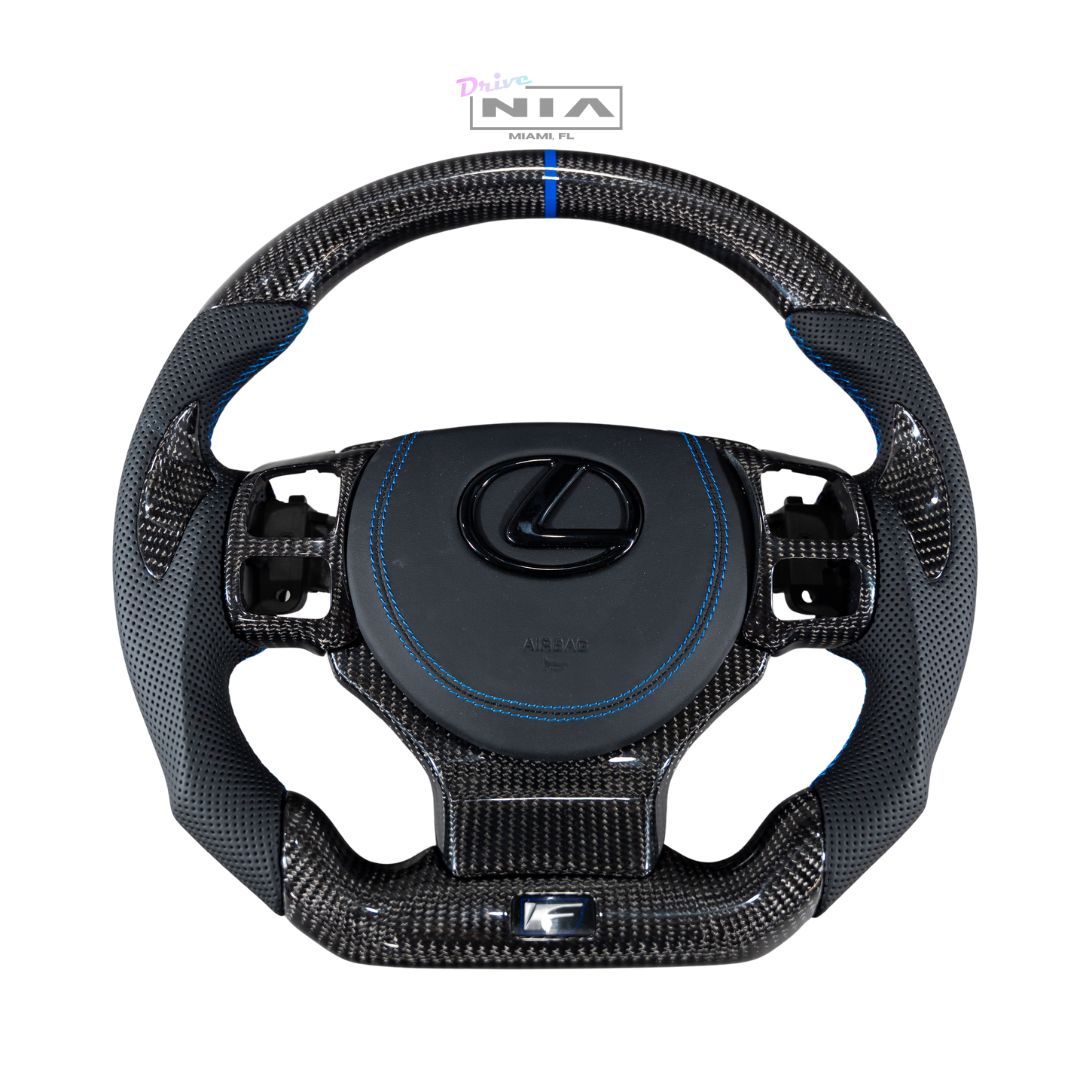Lexus GS-F 2016-2020 Carbon Fiber Steering Wheel With Inserts