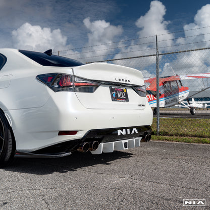 Lexus GS-F NIA Front Splitter Lip 2016-2020 in ABS or Carbon Fiber