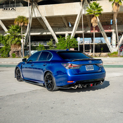 Lexus GS-F NIA Full lip Body Kit 6pcs (Front Splitter, Side Skirt Rockers, Rear apron spats, Diffuser Bumper Extension) 2016-2020  in ABS