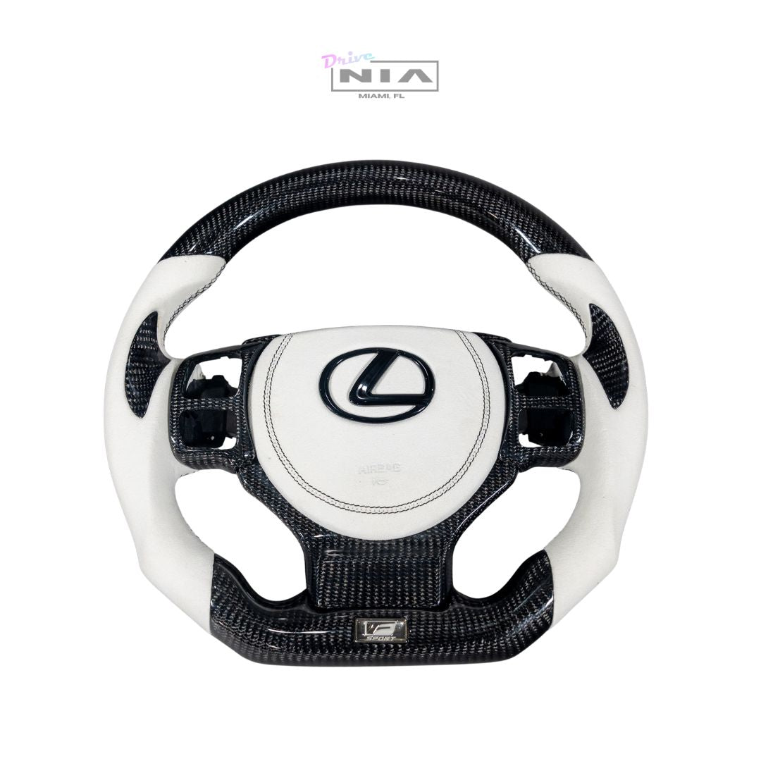 Lexus IS 2021-2025 Carbon Fiber Steering Wheel With Inserts