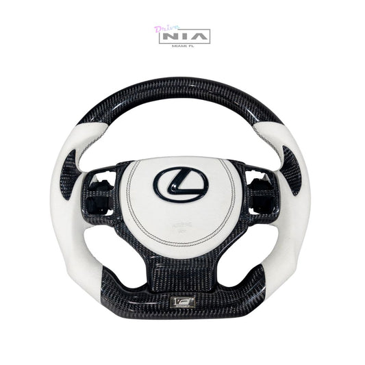 Lexus IS 2021-2024 Carbon Fiber Steering Wheel With Inserts