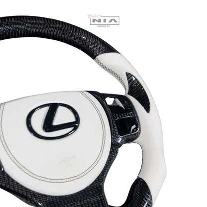 Lexus IS 2021-2025 Carbon Fiber Steering Wheel With Inserts