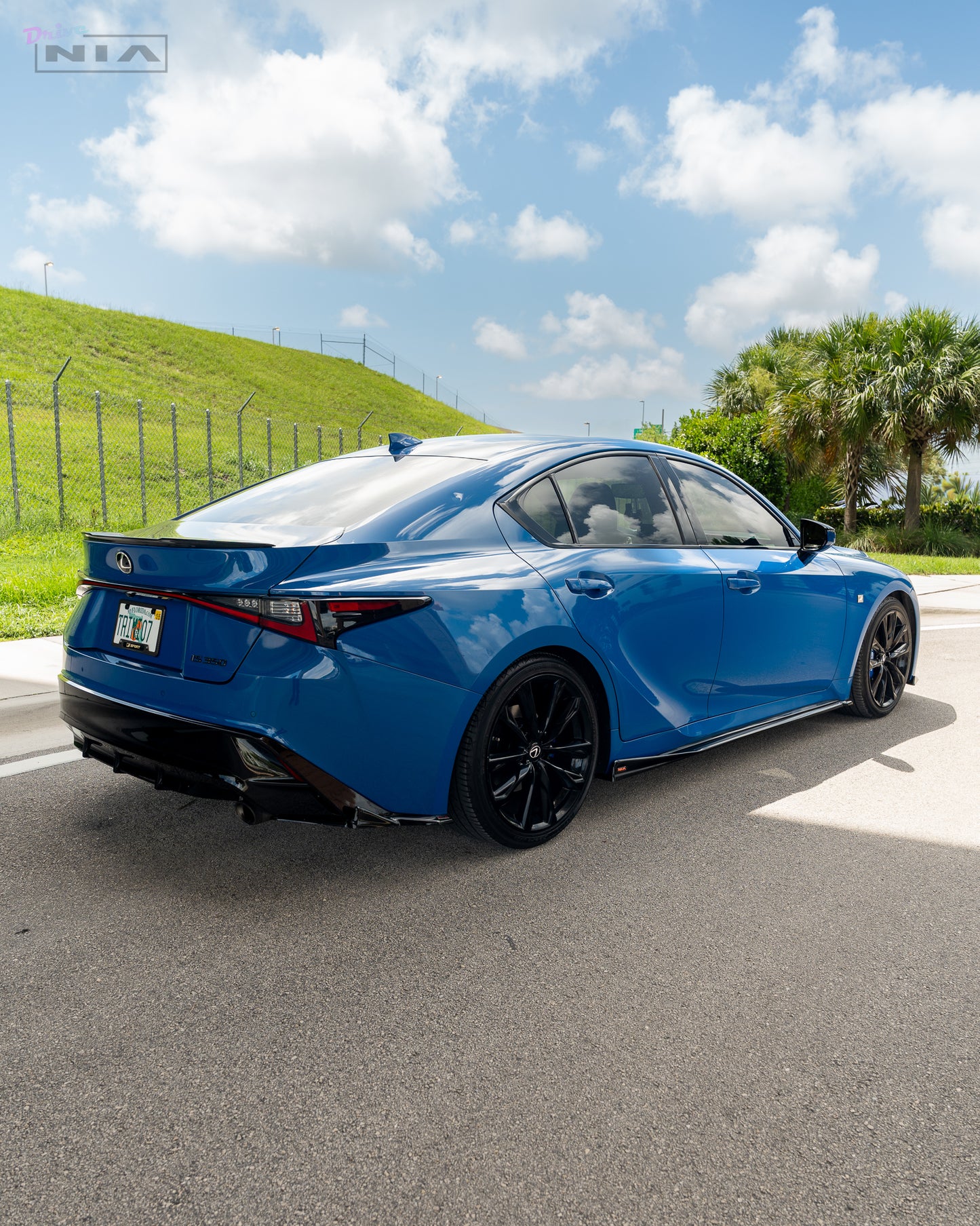 Lexus IS300 IS350 F-Sport Full Aero Splitter Lip Body Kit 5pcs (Front, Sides, Rears) 2021-2025