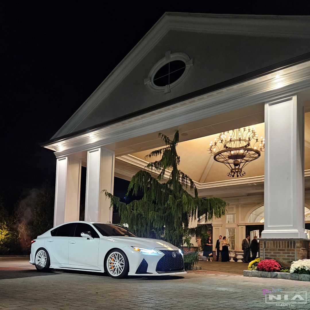 Lexus IS F-Sport NIA full splitter lip bodykit 5pcs (front lip, side skirts, rear apron spats) 2021-2025 in ABS or Carbon Fiber
