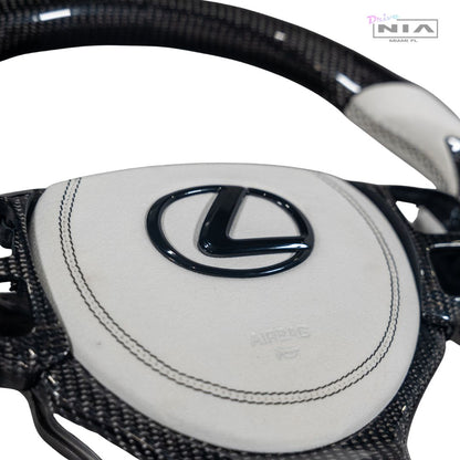 Lexus IS 2021-2025 Carbon Fiber Steering Wheel With Inserts