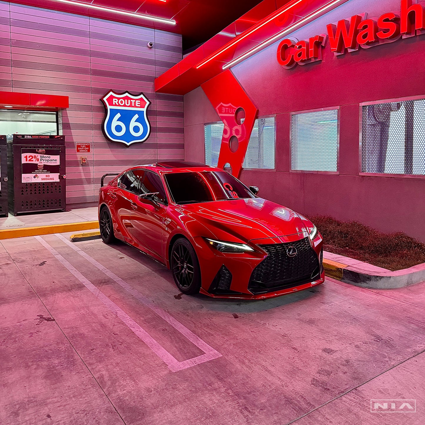 Lexus IS300, IS350, F-Sport Front bumper NIA Splitter Lip Body Kit (2021-2025)