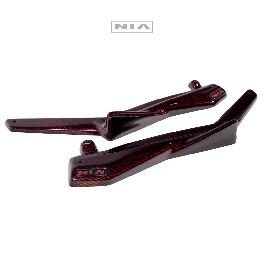 Lexus IS Base Model, F-Sport NIA Rear Lip Spats bodykit  2021-2025 in ABS or Carbon Fiber