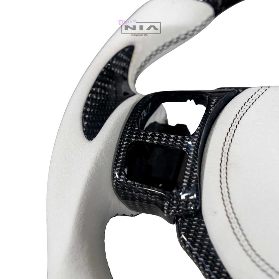 Lexus IS 2021-2025 Carbon Fiber Steering Wheel With Inserts