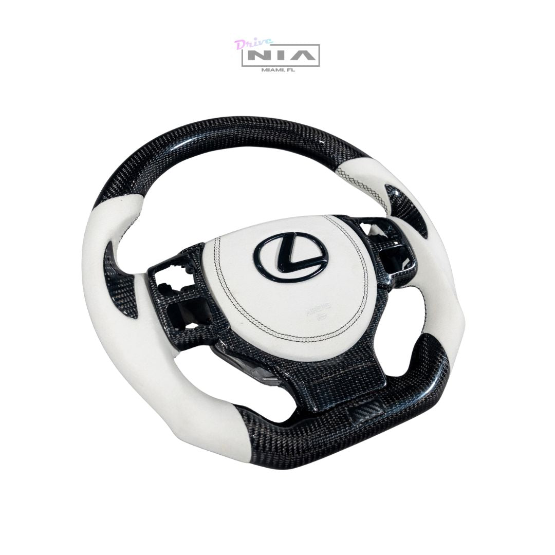 Lexus IS 2021-2025 Carbon Fiber Steering Wheel With Inserts