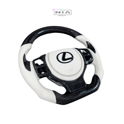 Lexus IS 2021-2025 Carbon Fiber Steering Wheel With Inserts