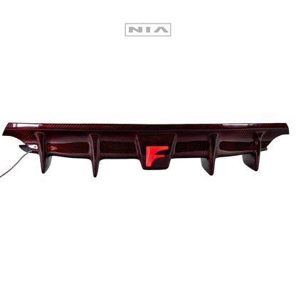 Lexus IS Base Model, F-Sport NIA rear lip bumper extension Diffuser bodykit  2021-2025 in ABS or Carbon Fiber