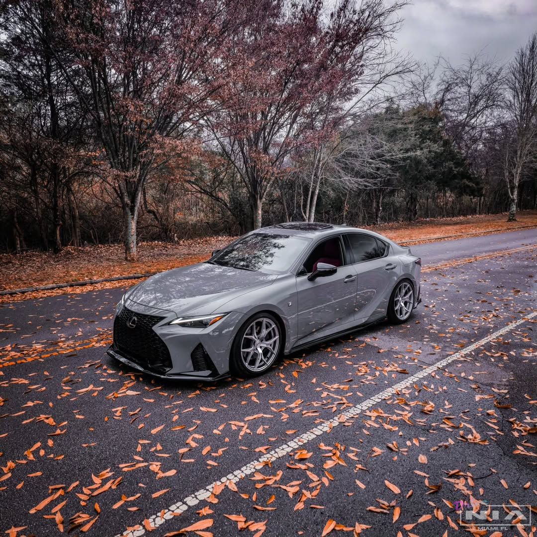 Lexus IS F-Sport NIA front splitter lip bodykit 2021-2025 in ABS or Carbon Fiber