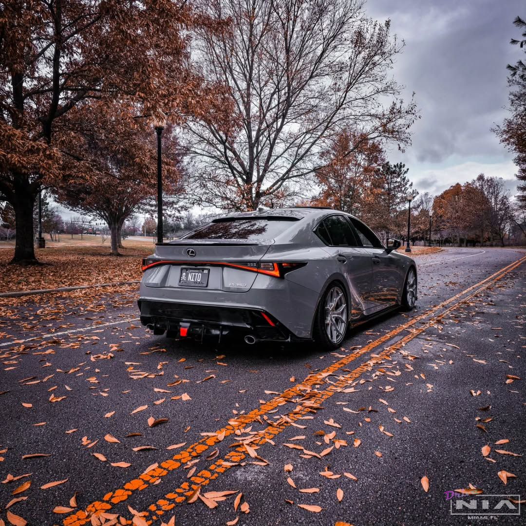 Lexus IS Base Model, F-Sport NIA Rear Lip Spats bodykit  2021-2026 in ABS or Carbon Fiber