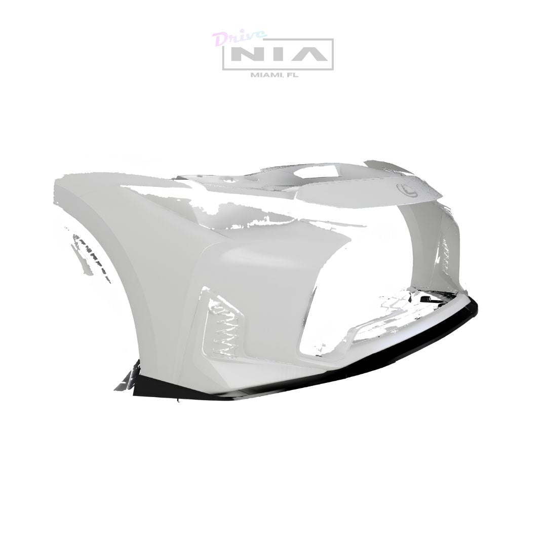 Lexus IS F-Sport NIA  Full lip Body Kit 6pcs  2026+ in ABS or Carbon Fiber  (Front Splitter, Side Skirt Rockers, Rear apron spats, Diffuser Bumper Extension) PRE-ORDER