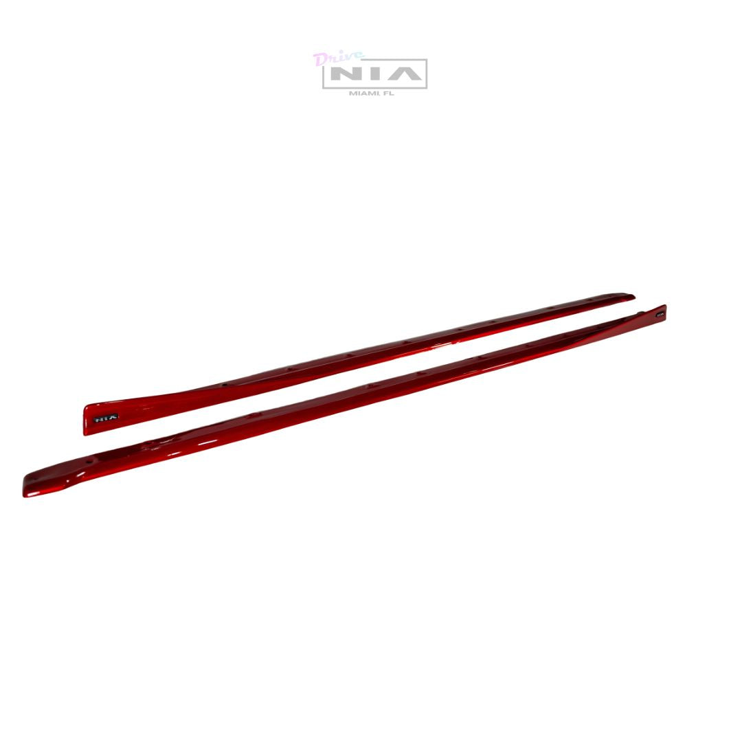 Lexus IS 2021-2026 NIA Side skirts aero lip bodykit in ABS or Carbon Fiber (Base, F Sport, IS300, IS350, IS500)
