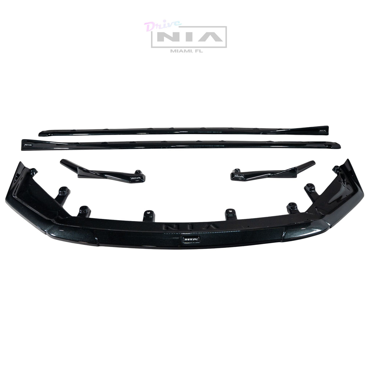 Lexus IS F-Sport NIA full splitter lip bodykit 5pcs (front lip, side skirts, rear apron spats) 2026 in ABS or Carbon Fiber