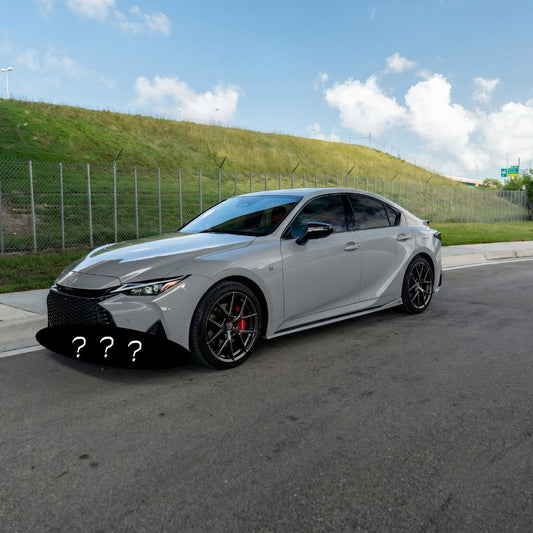 Lexus IS F-Sport NIA front splitter lip bodykit 2026+ in ABS or Carbon Fiber (PRE-ORDERS)