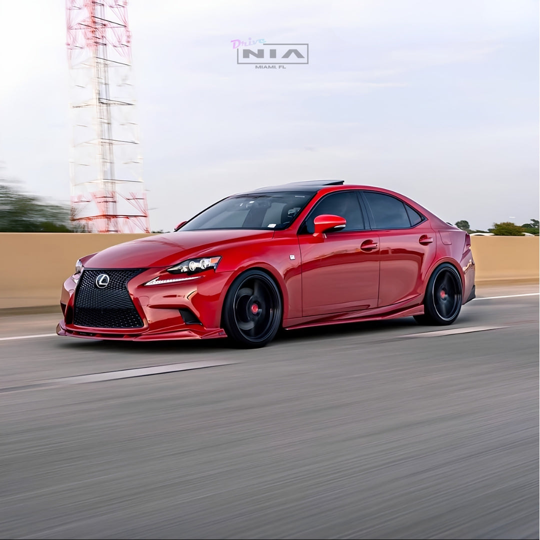 Lexus IS F-Sport NIA side skirts lip bodykit  2014-2020 in ABS