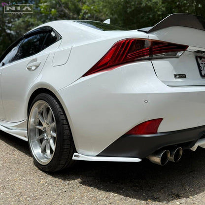Lexus IS Base Model, F-Sport NIA Rear Lip Spats bodykit  2017-2020 in ABS