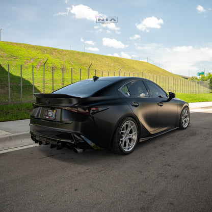 Lexus IS 2021-2026 NIA Side skirts aero lip bodykit in ABS or Carbon Fiber (Base, F Sport, IS300, IS350, IS500)