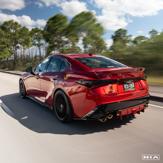 Lexus IS Base Model, F-sport, IS500 NIA Rear Duck Bill Trunk Spoiler V3 2021-2025 in ABS