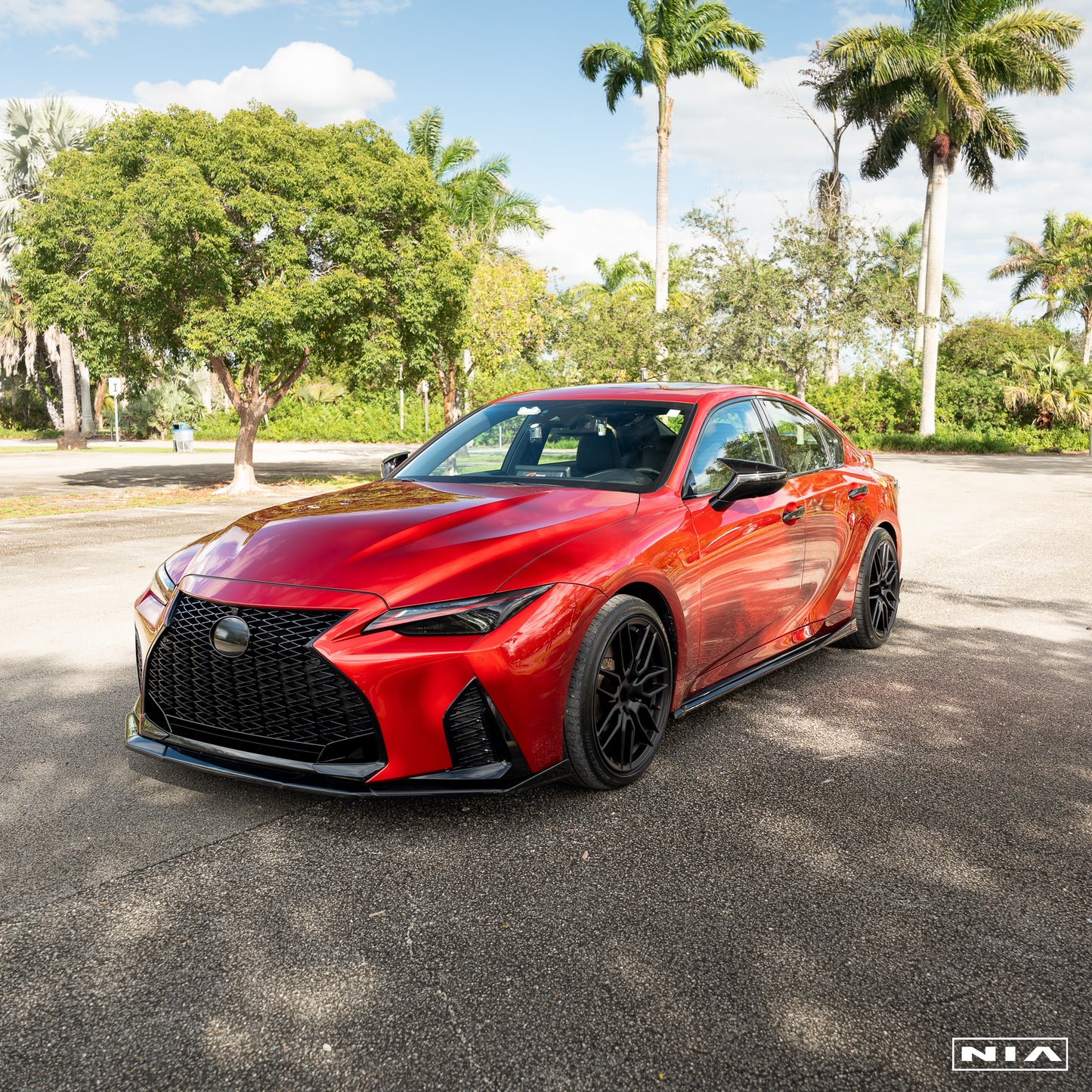 Lexus IS 500 NIA  Full lip Body Kit 6pcs (Front Splitter, Side Skirt Rockers, Rear apron spats, Diffuser Bumper Extension) 2022-2025 in ABS or Carbon Fiber