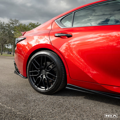 Lexus IS 500 NIA Rear Lip Spats bodykit  2022-2025 in ABS and Carbon Fiber